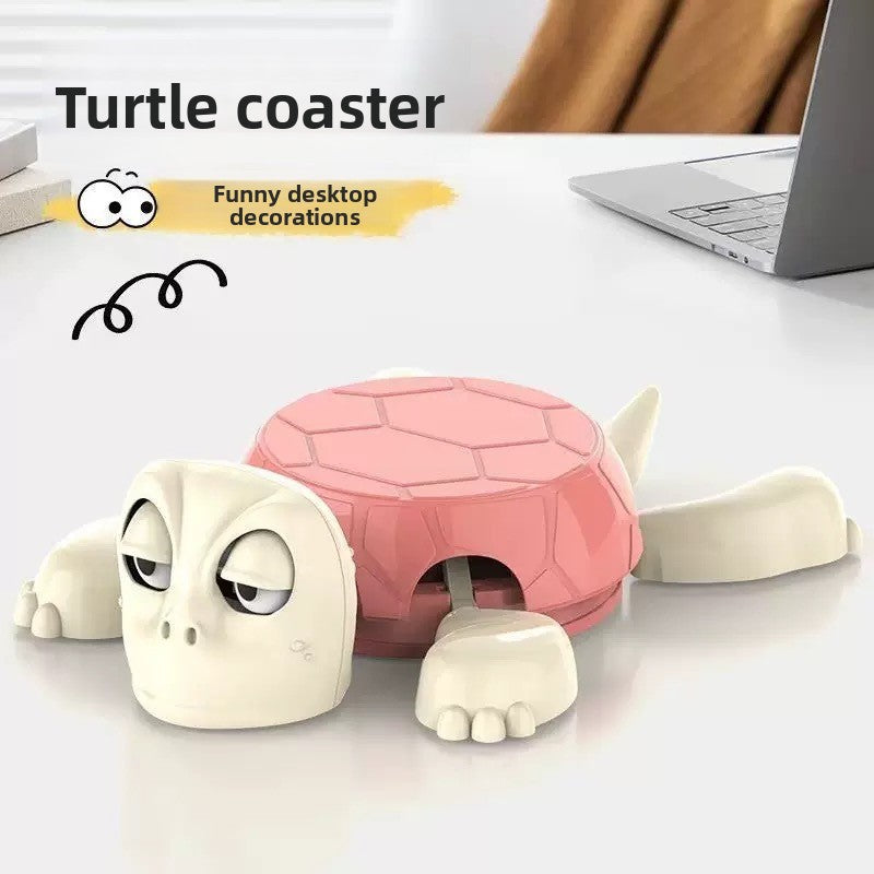 🐢 Turtle Under Pressure - Hilarious Reactive Cup Holder