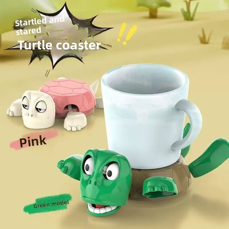 🐢 Turtle Under Pressure - Hilarious Reactive Cup Holder