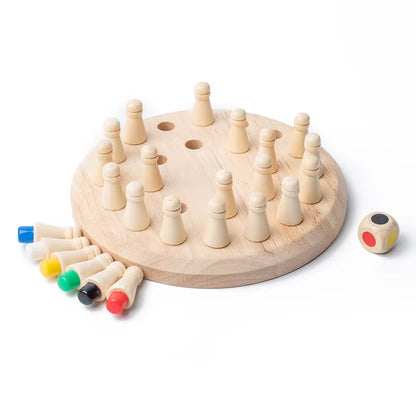 Wooden Memory Match Stick Chess