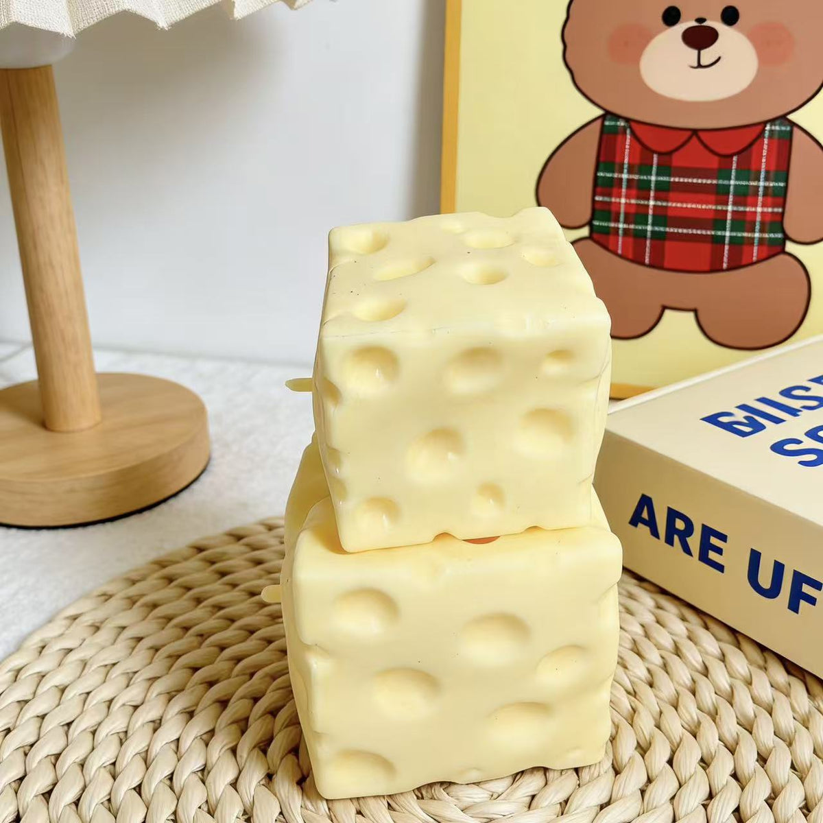🧀 Cheese Please! Squishy Stress Relief Toy