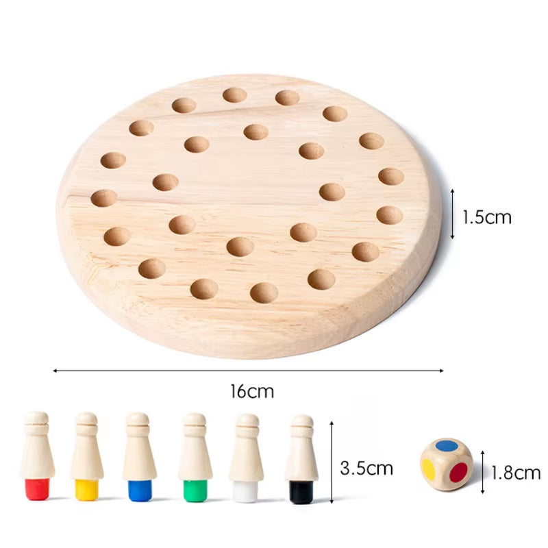 Wooden Memory Match Stick Chess