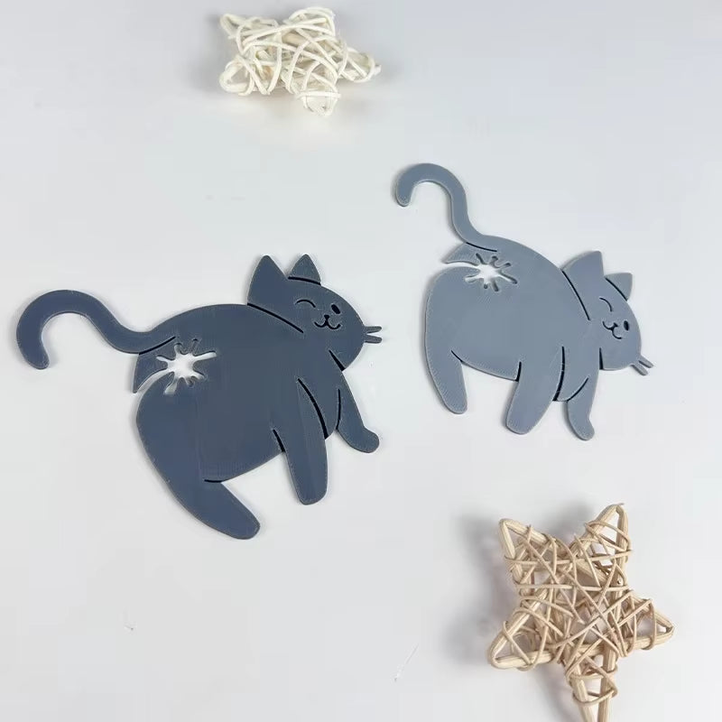 2Pcs Cat Butt Bread Bag