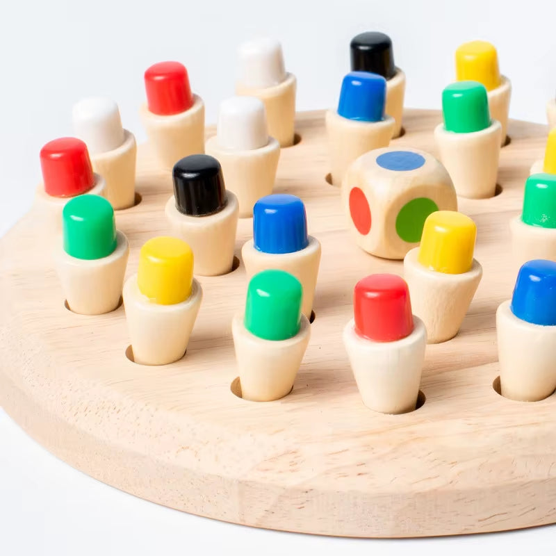 Wooden Memory Match Stick Chess