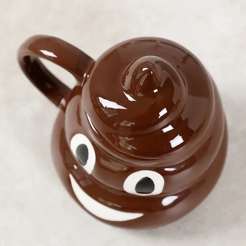 1PC 400ML Poop Coffee Cups