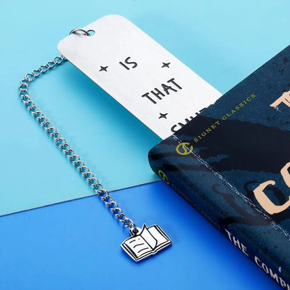 Funny Metal Bookmark with Tassel Book Lover Humor Peeking Jesus Book Marker - Is That Smut? Reader Birthday Gift