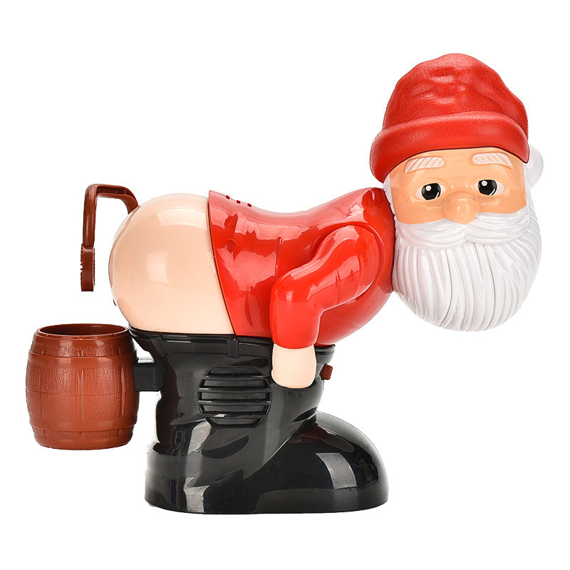 Funny Santa Claus Electric Bubble Machine with Lights and Music