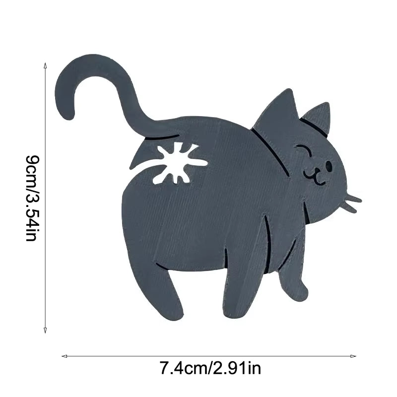 2Pcs Cat Butt Bread Bag