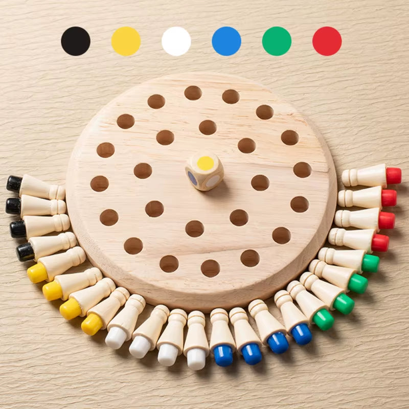 Wooden Memory Match Stick Chess