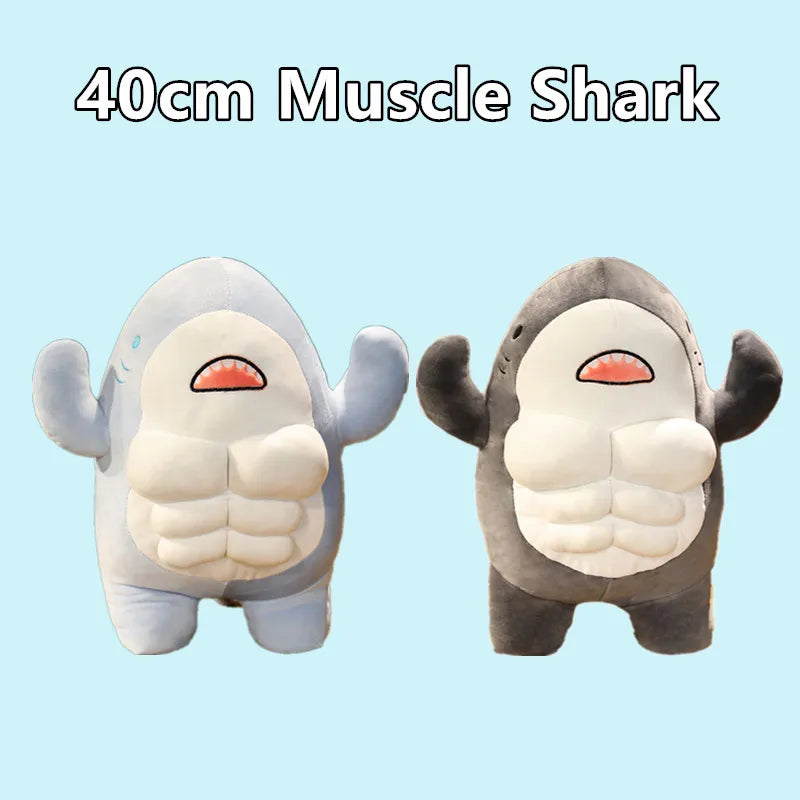 40CM Muscle Shark Figurine