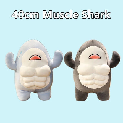 40CM Muscle Shark Figurine