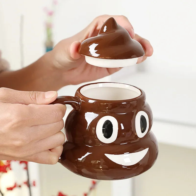 1PC 400ML Poop Coffee Cups