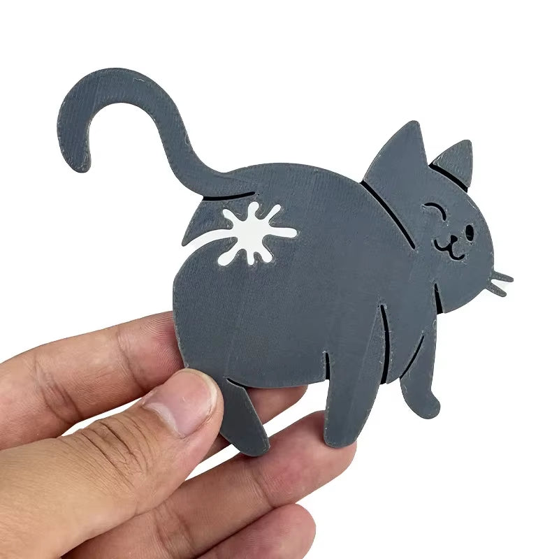 2Pcs Cat Butt Bread Bag