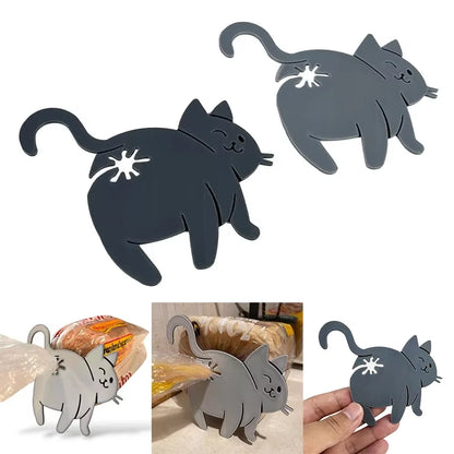 2Pcs Cat Butt Bread Bag